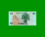 BILLETE DE SIERRA LEONA 10 LEONES, PICK 37, AÑO 2022, ESTADO SIN CIRCULAR.- - Imagen 2