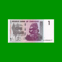 BILLETE DE ZIMBABWE 1 DOLAR, PICK 65, ESTADO SIN CIRCULAR.-