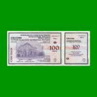 BONO MUNICIPALIDAD DE SAN FRANCISCO $ 100,00, AÑO 2000, SERIE C, ESTADO EXCELENTE.-