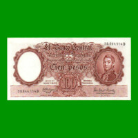 MONEDA NACIONAL $100,00, BOT 2068, AÑO 1964, ESTADO EXCELENTE.-