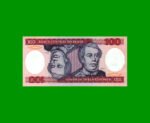 BILLETE DE BRASIL 100 CRUZEIROS, PICK 198b, AÑO 1984, ESTADO EXCELENTE+ .-