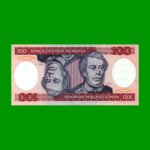BILLETE DE BRASIL 100 CRUZEIROS, PICK 198b, AÑO 1984, ESTADO EXCELENTE+ .-