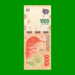 PESOS 3er DISEÑO $1.000,00, COL NEW, SERIE W, ESTADO SIN CIRCULAR.-