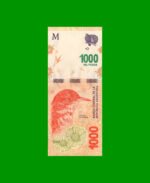 PESOS 3er DISEÑO $1.000,00, COL NEW, SERIE W, ESTADO SIN CIRCULAR.-