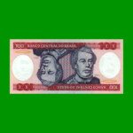BILLETE DE BRASIL 100 CRUZEIROS, PICK 198b, AÑO 1984, ESTADO SIN CIRCULAR.-