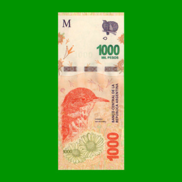 PESOS 3er DISEÑO $1.000,00, COL NEW, SERIE X, ESTADO SIN CIRCULAR.-