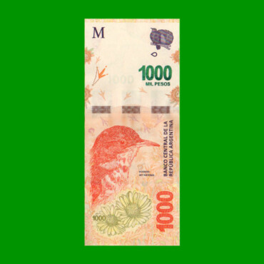 PESOS 3er DISEÑO $1.000,00, COL NEW, SERIE Y, ESTADO SIN CIRCULAR.-