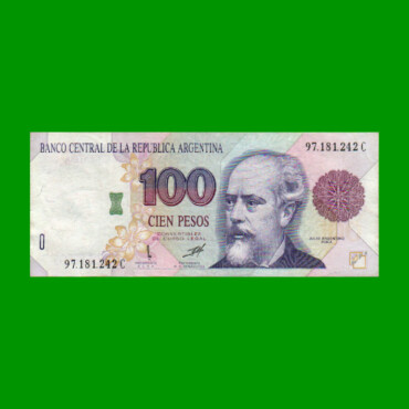 PESOS CONVERTIBLES 1er DISEÑO $100,00, BOT 3085, AÑO 1997, ESTADO MUY BUENO.-