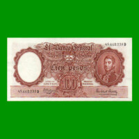MONEDA NACIONAL $100,00, BOT 2069, AÑO 1965, ESTADO EXCELENTE.-
