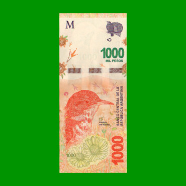 PESOS 3er DISEÑO $1.000,00, COL NEW, SERIE DA, ESTADO SIN CIRCULAR.-