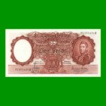 MONEDA NACIONAL $100,00, BOT 2071, AÑO 1965, ESTADO SIN CIRCULAR .-