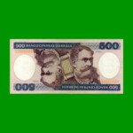 BILLETE DE BRASIL 500 CRUZEIROS, PICK 200a, AÑO 1981, ESTADO SIN CIRCULAR.-