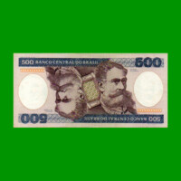 BILLETE DE BRASIL 500 CRUZEIROS, PICK 200a, AÑO 1981, ESTADO SIN CIRCULAR.-