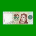 PESOS CONVERTIBLES 1er DISEÑO $10,00, BOT 3043, AÑO 1994, ESTADO MUY BUENO+ .-