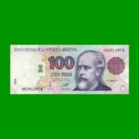 PESOS CONVERTIBLES 1er DISEÑO $100,00, BOT 3086, AÑO 1997, ESTADO EXCELENTE- .-