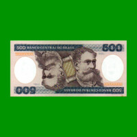 BILLETE DE BRASIL 500 CRUZEIROS, PICK 200b, AÑO 1985, ESTADO SIN CIRCULAR.-