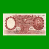 MONEDA NACIONAL $100,00, BOT 2075, AÑO 1966, ESTADO MUY BUENO.-