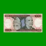 BILLETE DE BRASIL 1.000 CRUZEIROS, PICK 201a, AÑO 1981, ESTADO MUY BUENO+ .-