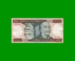 BILLETE DE BRASIL 1.000 CRUZEIROS, PICK 201b, AÑO 1984, ESTADO MUY BUENO.-
