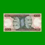 BILLETE DE BRASIL 1.000 CRUZEIROS, PICK 201b, AÑO 1984, ESTADO MUY BUENO.-