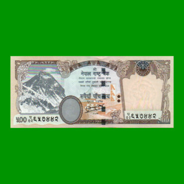 BILLETE DE NEPAL 500 RUPIAS, PICK 74, AÑO 2012, ESTADO SIN CIRCULAR.-