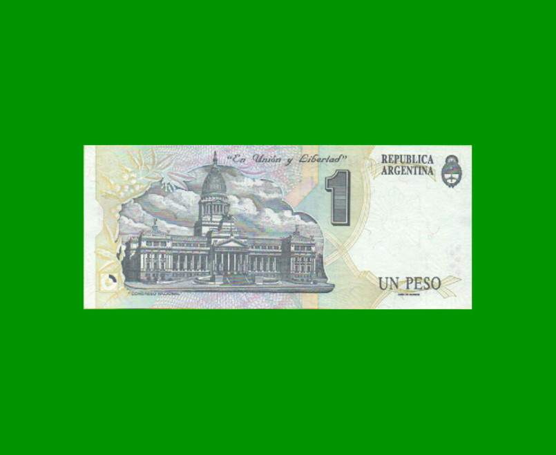 PESOS CONVERTIBLES 1er DISEÑO $1,00, BOT 3008, AÑO 1994, ESTADO EXCELENTE+ .- - Imagen 2