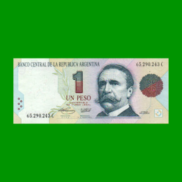 PESOS CONVERTIBLES 1er DISEÑO $1,00, BOT 3008, AÑO 1994, ESTADO EXCELENTE+ .-