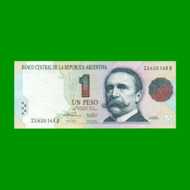 PESOS CONVERTIBLES 1er DISEÑO $1,00, BOT 3009, AÑO 1994, ESTADO EXCELENTE+ .-