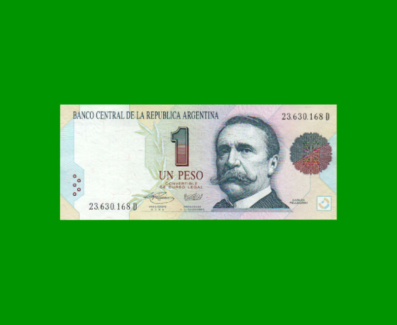 PESOS CONVERTIBLES 1er DISEÑO $1,00, BOT 3009, AÑO 1994, ESTADO EXCELENTE+ .-