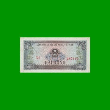 BILLETE DE VIETNAM 2 DONG, PICK 85, AÑO 1980, ESTADO MUY BUENO+ .-