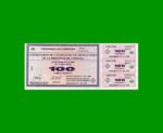 BONO DE CORDOBA $ 100,00, EC 271, AÑO 1995, SERIE A, ESTADO EXCELENTE- .-