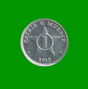 MONEDA DE CUBA 1 CENTAVO, AÑO 2013, ESTADO NUEVA.-
