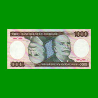 BILLETE DE BRASIL 1.000 CRUZEIROS, PICK 201c, AÑO 1985, ESTADO EXCELENTE+ .-