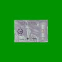 BONO CLUB DE TRUEQUE NODOS DE LA ZONA ROSARIO Y SUR DE LA PCIA. DE SANTA FE, 2 CREDITOS, MG 2606, ESTADO MUY BUENO+ .-