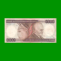 BILLETE DE BRASIL 5.000 CRUZEIROS, PICK 202a, AÑO 1981, ESTADO BUENO.-