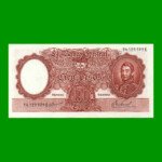 MONEDA NACIONAL $100,00, BOT 2080, AÑO 1967, ESTADO EXCELENTE+ .-