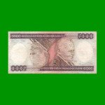 BILLETE DE BRASIL 5.000 CRUZEIROS, PICK 202c, AÑO 1984, ESTADO MUY BUENO.-