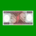 BILLETE DE BRASIL 5.000 CRUZEIROS, PICK 202c, AÑO 1984, ESTADO EXCELENTE.-