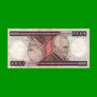 BILLETE DE BRASIL 5.000 CRUZEIROS, PICK 202a, AÑO 1981, ESTADO MUY BUENO.-
