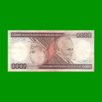BILLETE DE BRASIL 5.000 CRUZEIROS, PICK 202d, AÑO 1985, ESTADO MUY BUENO- .-