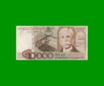 BILLETE DE BRASIL 10.000 CRUZEIROS, PICK 203a, AÑO 1984, ESTADO MUY BUENO.-