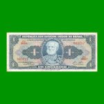 BILLETE DE BRASIL 1 CRUZEIRO, PICK 150d, AÑO 1958, ESTADO EXCELENTE- .-