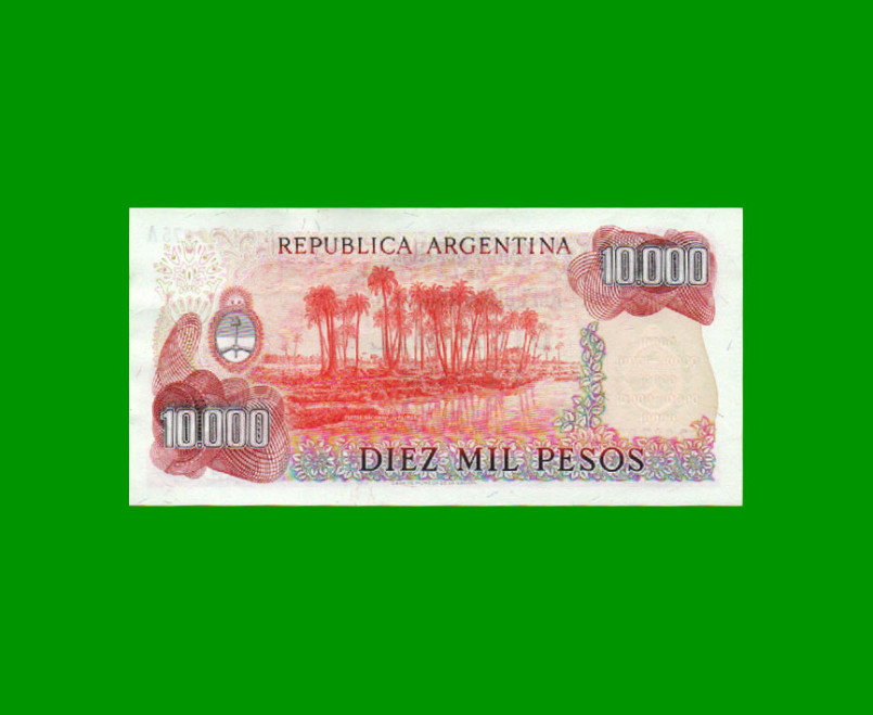 REPOSICION BILLETE PESOS LEY 18.188 $ 10.000,00, BOT 2489, ESTADO EXCELENTE.- - Imagen 2