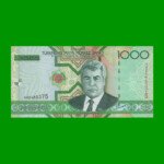 BILLETE DE TURKMENISTAN 1.000 MANAT, PICK 20, AÑO 2005, ESTADO SIN CIRCULAR.-