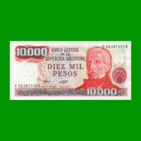 REPOSICION BILLETE PESOS LEY 18.188 $ 10.000,00, BOT 2489, ESTADO EXCELENTE.-