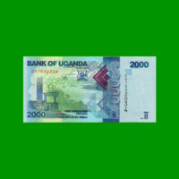 BILLETE DE UGANDA 2.000 SHILLINGS, PICK 50, AÑO 2021, ESTADO SIN CIRCULAR.-