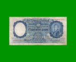 MONEDA NACIONAL $500,00, BOT 2088, NUMEROS ROJOS, AÑO 1944, ESTADO MUY BUENO- .-