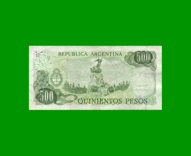 PESOS LEY 18.188 $500,00, BOT 2430b, AÑO 1981, ESTADO MUY BUENO.- - Imagen 2