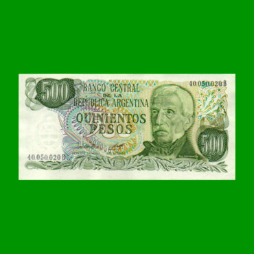 PESOS LEY 18.188 $500,00, BOT 2427b, AÑO 1979, ESTADO EXCELENTE+ .-