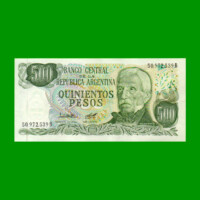 PESOS LEY 18.188 $500,00, BOT 2427b, AÑO 1979, ESTADO SIN CIRCULAR.-